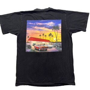In N Out Burger Las Vegas Shirt Men's M Graphic Classic Car Neon Sign Streetwear